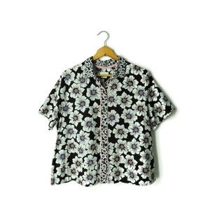 Kate Spade Dream a Little Dream floral pajama top